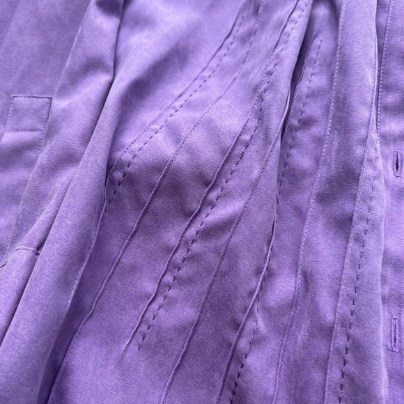 Talbots‎ Purple Button up Shacket - Picture 8 of 10